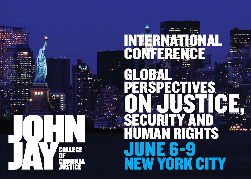 International conference postcard front cover with event information and visual branding