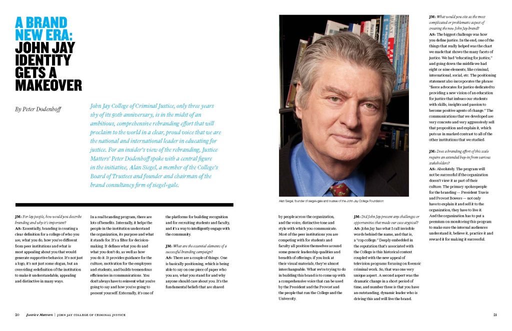 First interior magazine spread of feature article with professional layout and typography