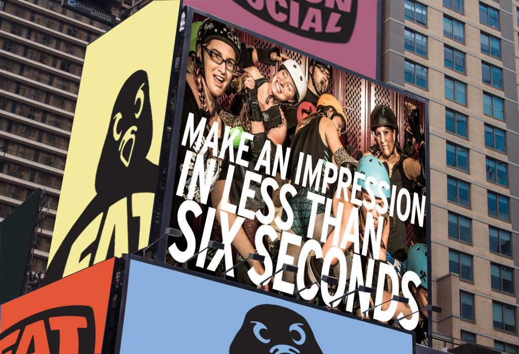 Outdoor Fat Pigeon Social promotional installation showing brand's creative storytelling and documentary film focus