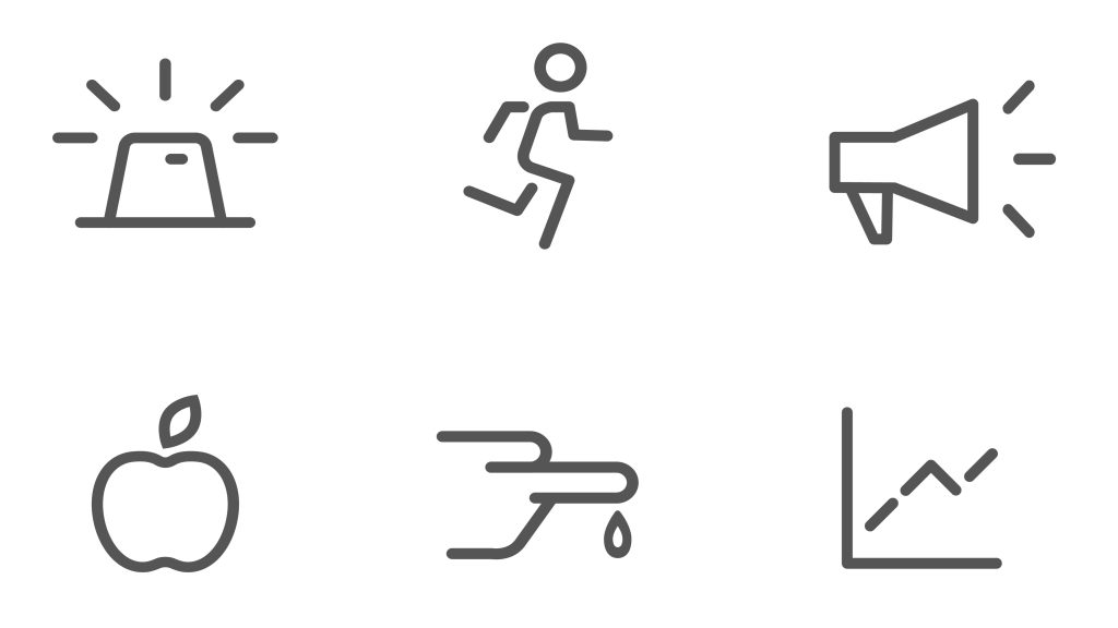 Additional TelCare custom icons showing medical and technology symbols designed for healthcare provider interfaces