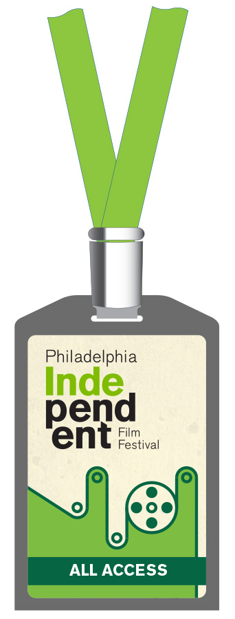 VIP pass design showing PIFF branding applied to festival credentials